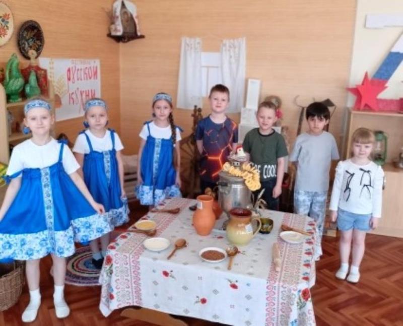 Неделя русской кухни в дошкольных учреждениях Кузнецкого района