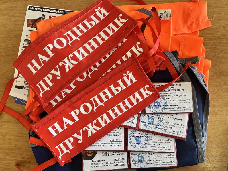 Проводится мониторинг работы добровольных  народных дружин поселений Кузнецкого района