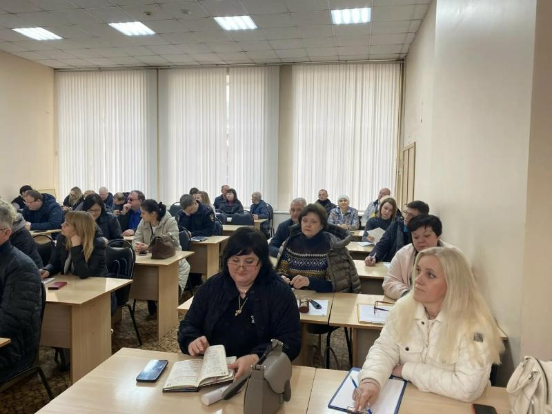 Повышение квалификации членов эвакоприёмной комиссии Кузнецкого района