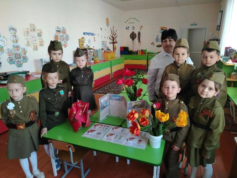 «Победа в сердце каждого»  мероприятия в дошкольных образовательных учреждениях Кузнецкого района,  посвященные 81-й годовщине со Дня Победы.