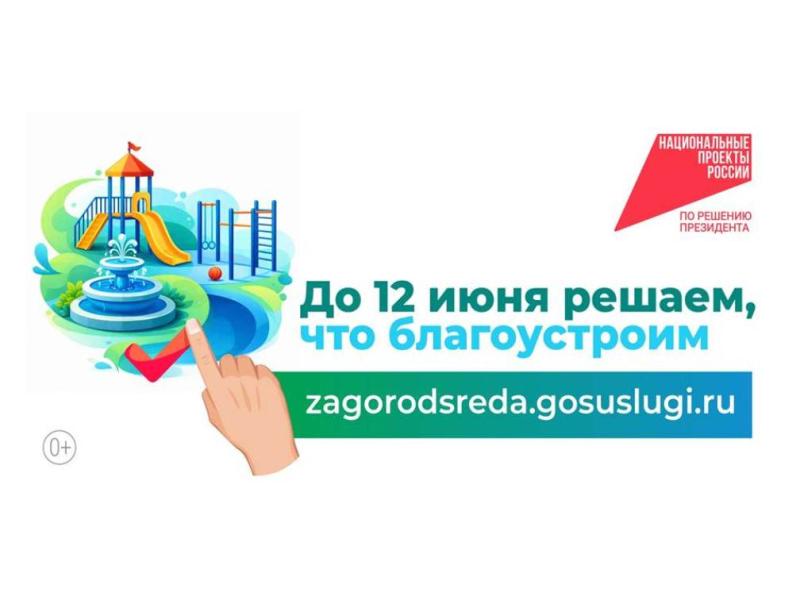 Определились лидеры голосования за благоустройство территорий