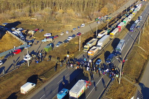 ЗА БЛОКИРОВАНИЕ ДОРОГ МОЖНО ПОЛУЧИТЬ СРОК