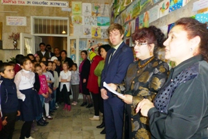 На выставке