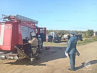 Огнеборцы провели занятие по тушению пожаров на транспорте