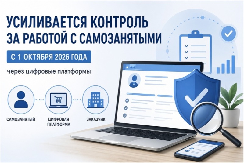 С 1 октября 2026 года вступают в силу новые правила взаимодействия самозанятых с цифровыми платформами