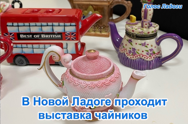 В Новой Ладоге проходит выставка чайников
