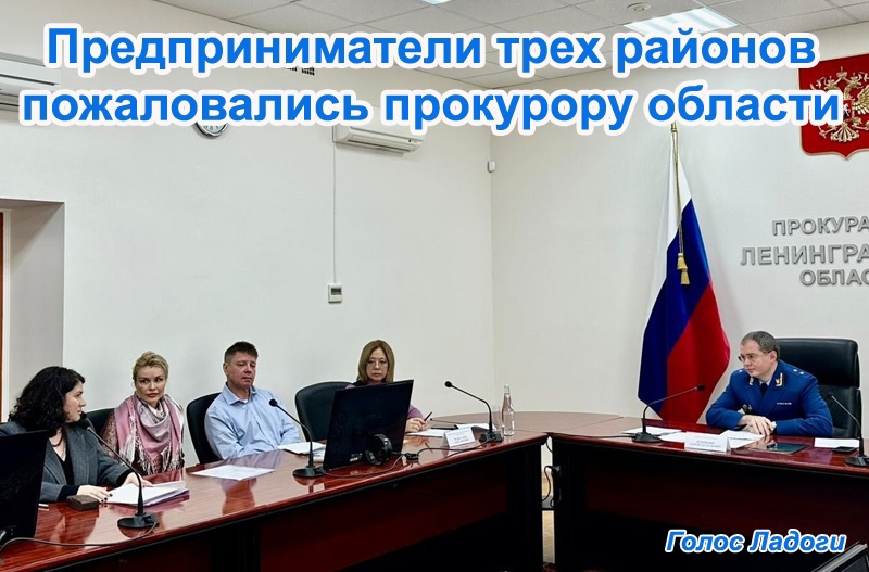 Предприниматели трех районов пожаловались прокурору области