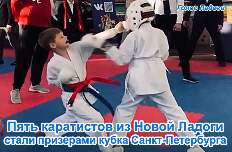 Пять каратистов из Новой Ладоги стали призерами кубка Санкт-Петербурга