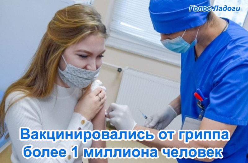 Вакцинировались от гриппа более 1 миллиона человек