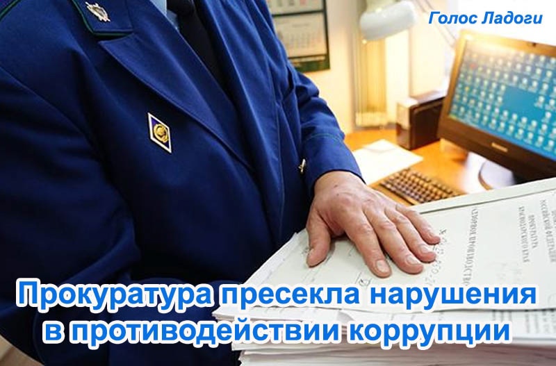 Прокуратура пресекла нарушения в противодействии коррупции 