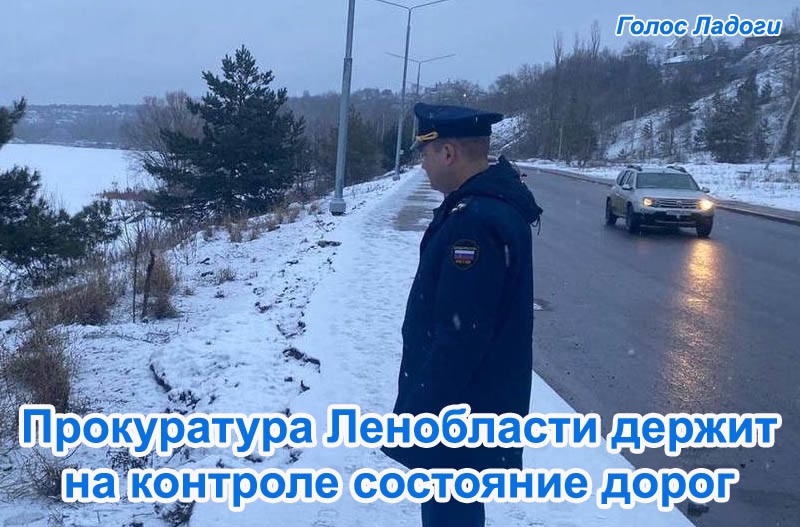 Прокуратура Ленобласти держит на контроле состояние дорог