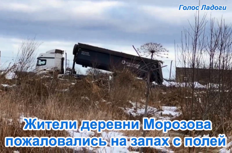 Жители деревни Морозова пожаловались на запах с полей