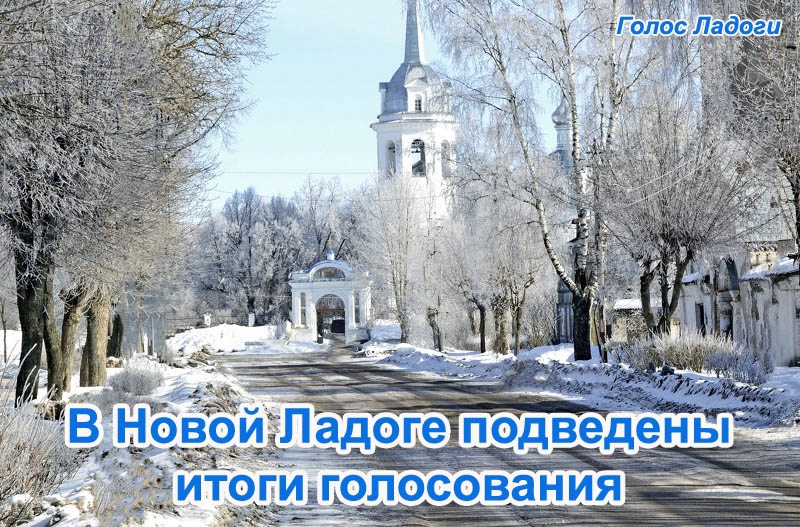 В Новой Ладоге подведены итоги голосования 