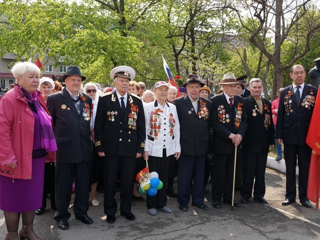 Хасанцы отметили  всенародный праздник Победы