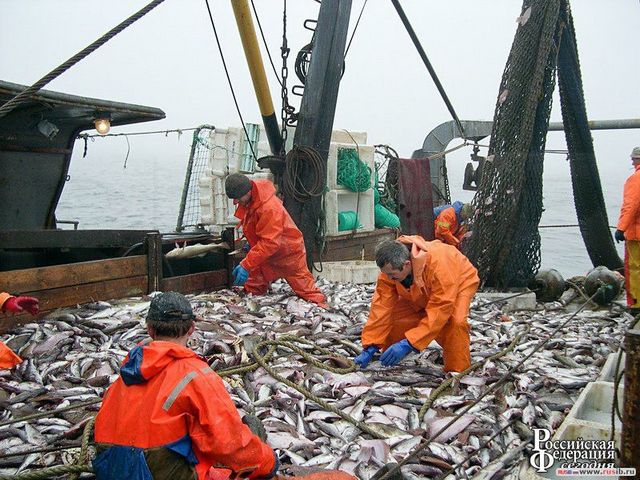 Богатых вам уловов,  пахари моря!