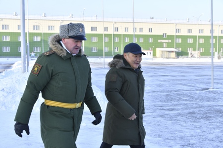 В Туве отметили четвертую годовщину со дня образования 55-й мотострелковой (горной) бригады 
