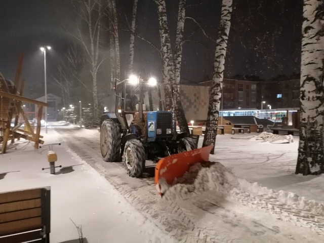 Начались снегопады...