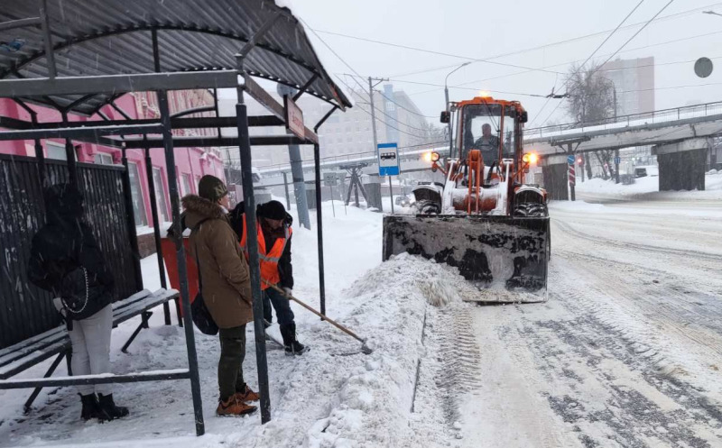 Работы идут круглосуточно