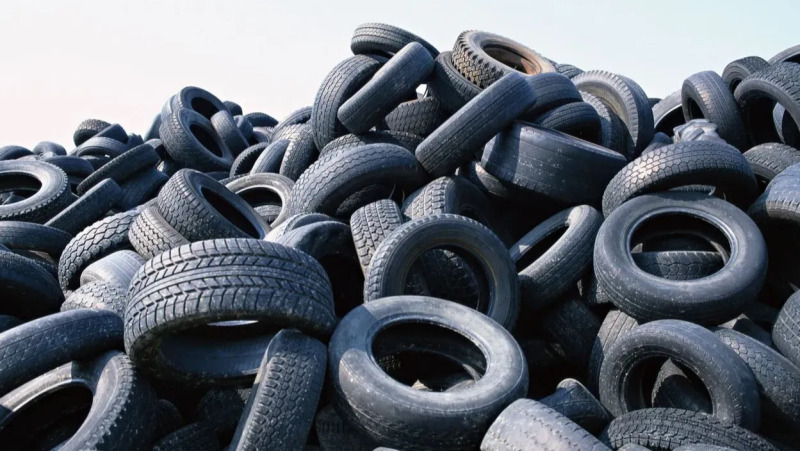 Старые шины - на переработку