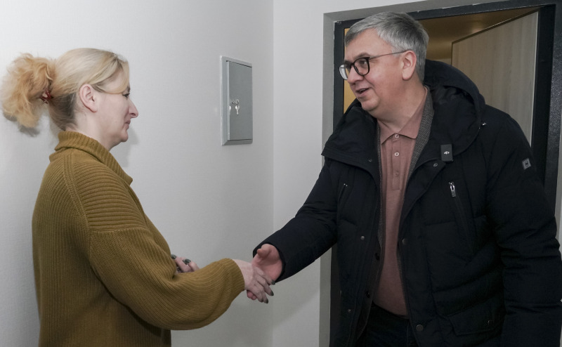 Новосёлы делятся радостью