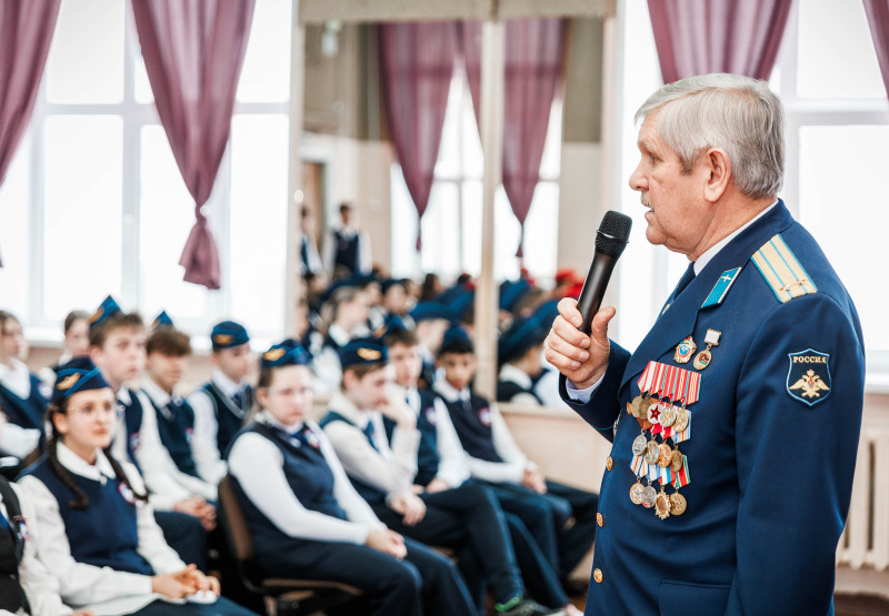 Уроки мужества  от волонтёров Победы