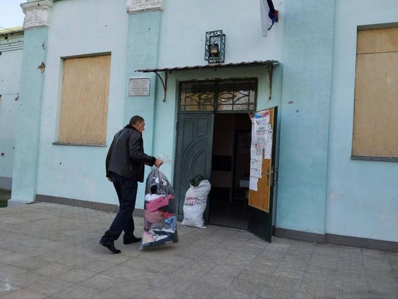 В населённые пункты Обрывка и Масловка Новокаховского городского округа доставили гуманитарную помощь