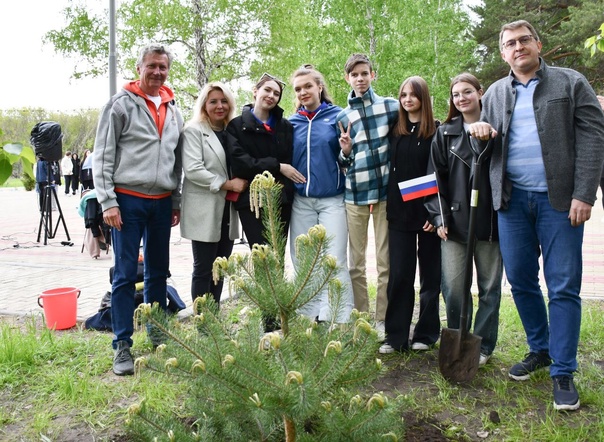 В Омской области заложили Белгородскую аллею