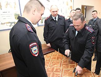 Полицейские сдавали профэкзамены