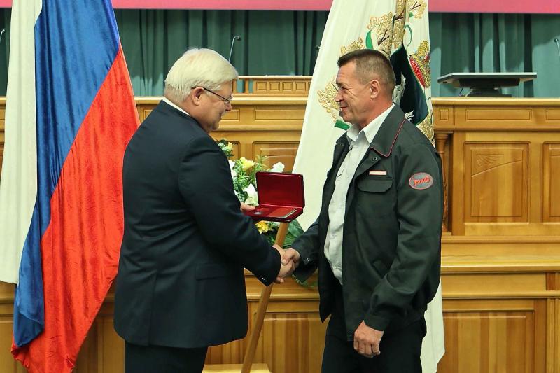 Принимали высокие награды