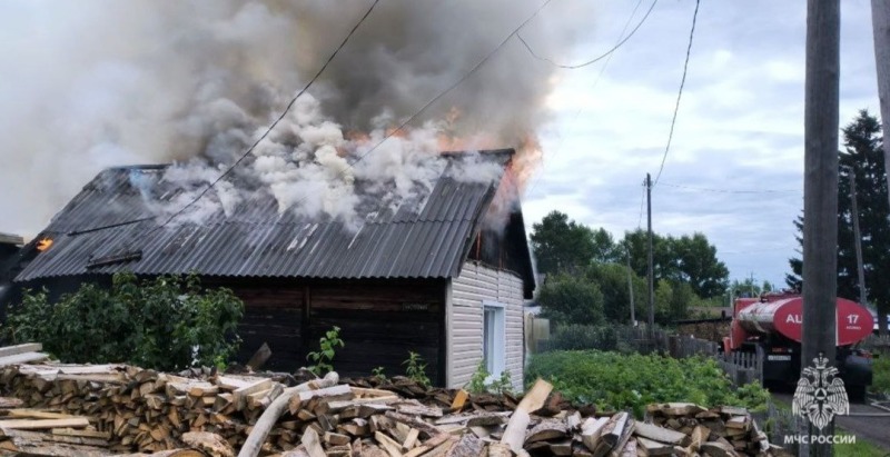 За пять дней в Асиновском районе произошло три пожара