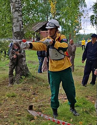 Без дыма и огня прошли областные соревнования лесных пожарных