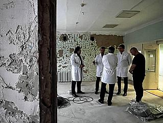 В Асиновской РБ идёт ремонт отделения медицинской реабилитации