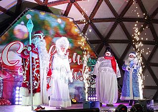 Ёлочка, гори! 19 декабря зажглись новогодние гирлянды на центральной ёлке города