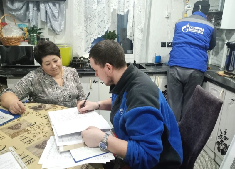 Газ пришёл в село. В с. Больше-Дорохово начали подключать дома к газоснабжению