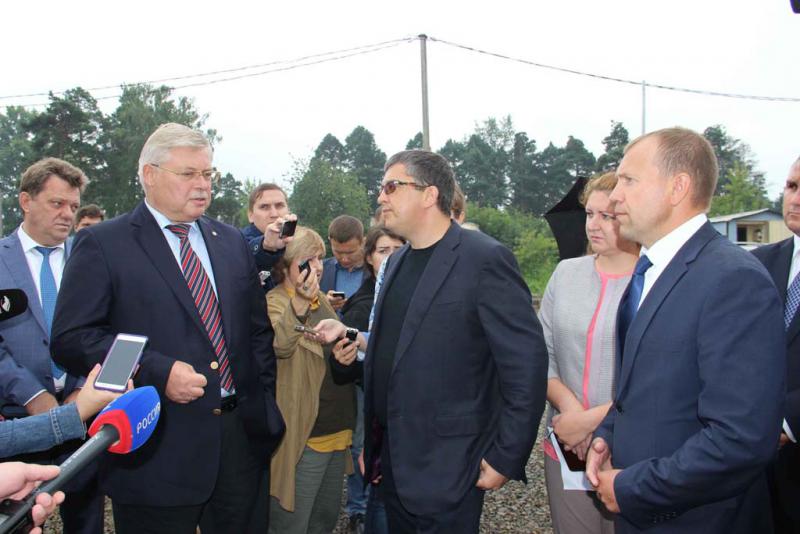 Наш район посетил губернатор