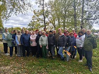 Сегодня в Василевском парке прошел экологический субботник «Зелёная Россия»