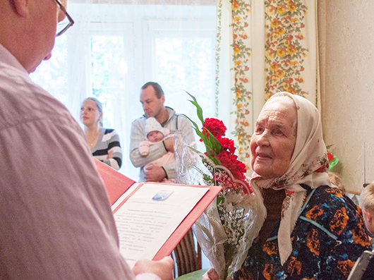 90-летний юбилей Анастасии Филипповны