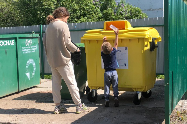 Столице региона – раздельный сбор пластика и стекла