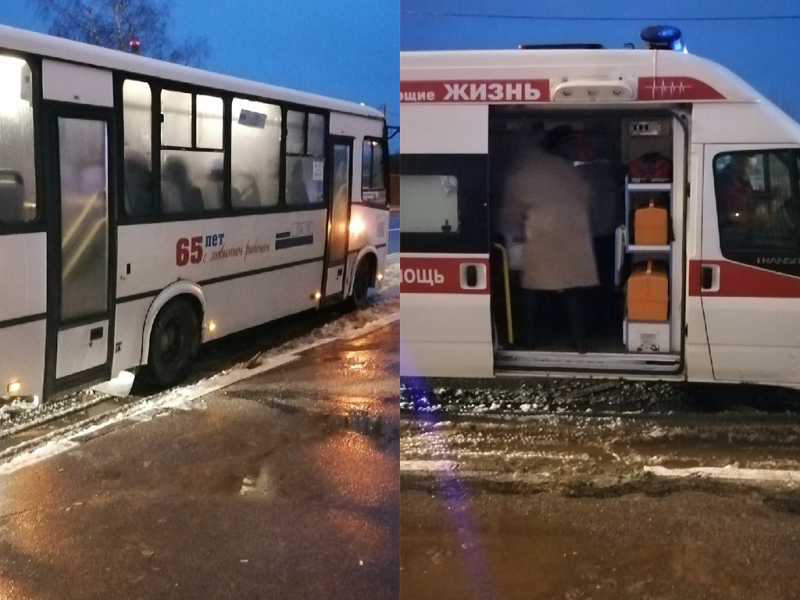 Водитель автобуса потерял сознание