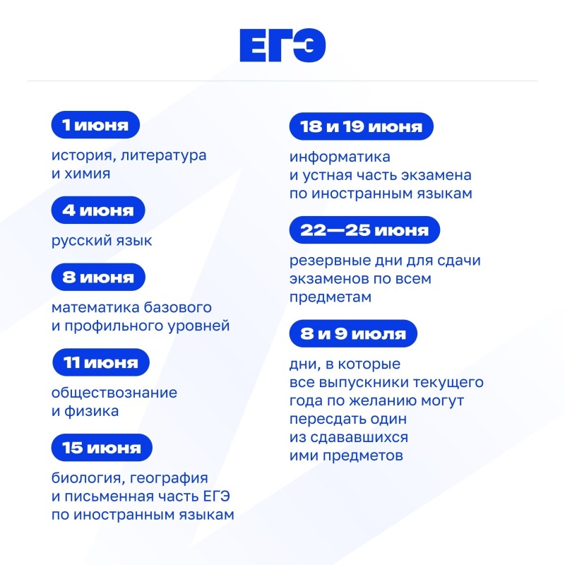 Опубликованы проекты расписания ЕГЭ, ОГЭ и ГВЭ на 2026 год