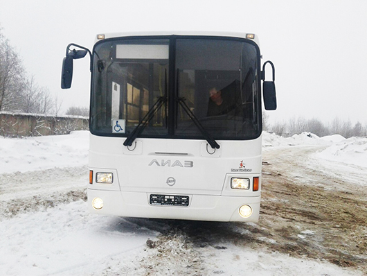 ОТЛИЧНАЯ НОВОСТЬ ДЛЯ ПАССАЖИРОВ ОБЩЕСТВЕННОГО ТРАНСПОРТА:  в городе Пикалёво появился новый современный автобус