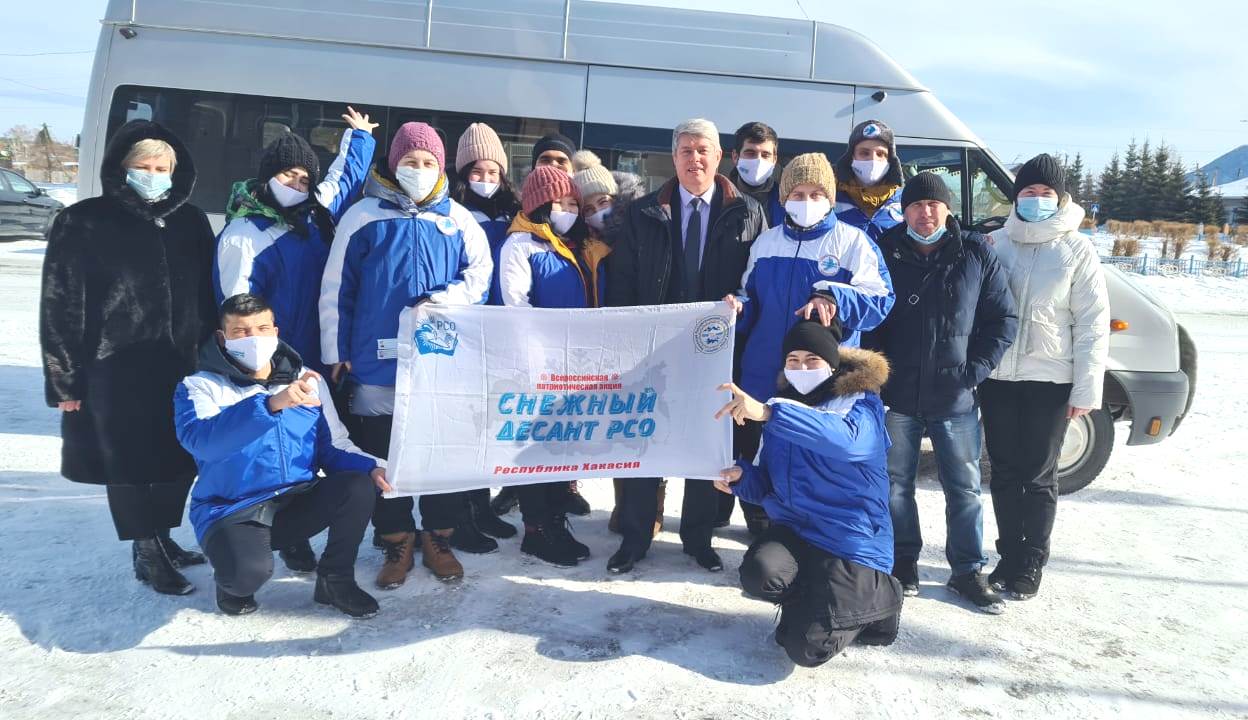 «Снежный десант» в Таштыпском районе