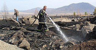 Огненное воскресенье. Пожар уничтожил дома и постройки