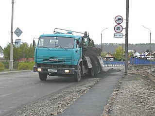 Рабочие будни Таштыпского ДРСУ 