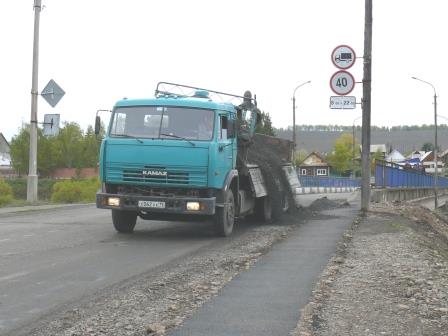 Рабочие будни Таштыпского ДРСУ 