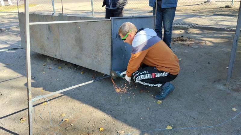 В городе Молочанск Токмакского муниципального округа ликвидировали стихийный рынок на улице Шевченко