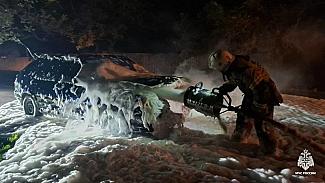 Сотрудники МЧС Калмыкии ликвидировали возгорание автомобиля в Городовиковском районе.