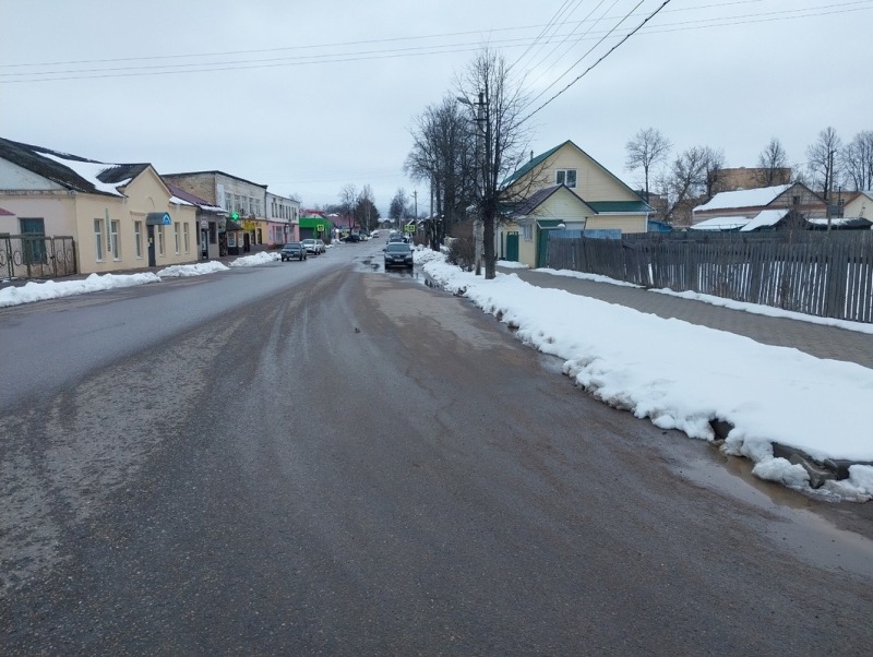 Снегопады в Ельне отступают
