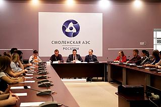 Смоленскую АЭС с техническим туром посетили молодые проектировщики и строители энергоблоков замещения атомной станции