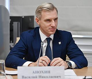 Василий Анохин: Вместе с ректором РАНХиГС Алексеем Геннадиевичем Комиссаровым обсудили реализацию региональной программы "Герои СВОего времени. Смоленск"